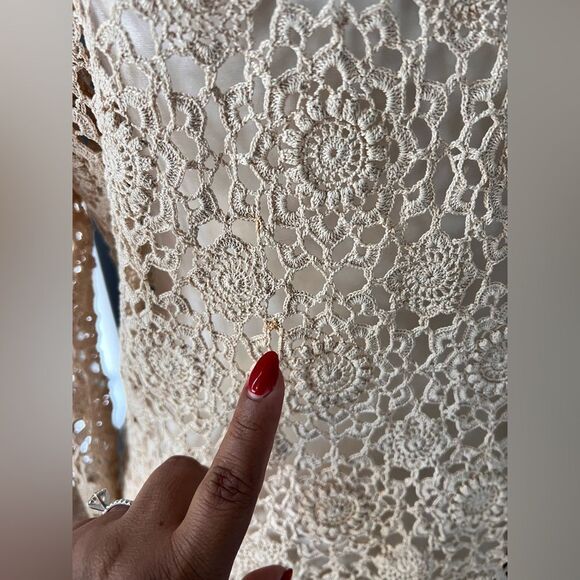 Vintage Crochet cardigan size 40 - Picture 7 of 7